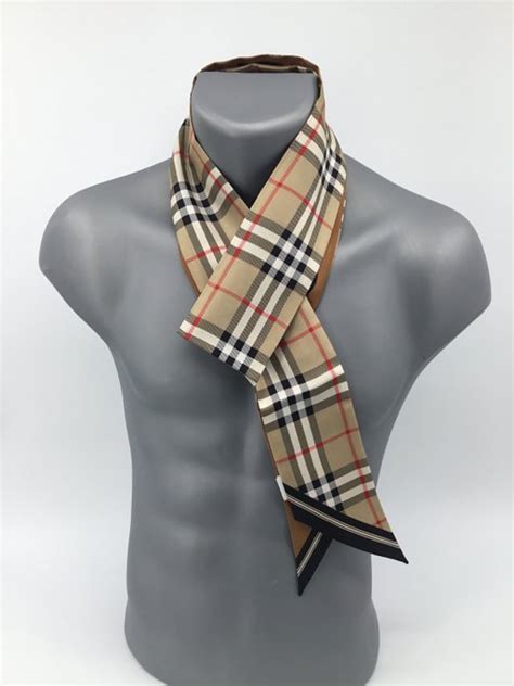 burberry twilly scarf|burberry check scarf.